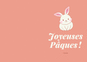 Lapin doux pour une joyeuse c&eacute;l&eacute;bration